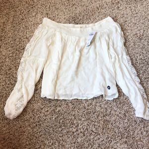Hollister Off the Shoulder Blouse
